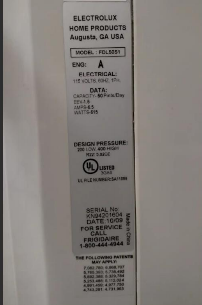 Dehumidifier example image